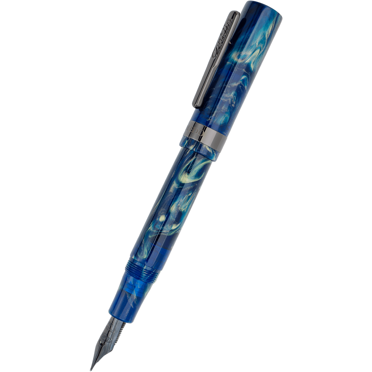 Conklin Toledo Fountain Pen - Limited Edition - Brooks Cenote - Gunmetal Trim (Pen Boutique Exclusive) - Pen Boutique Ltd