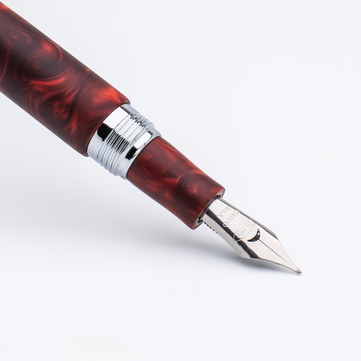 Conklin 1898 Collection Fountain Pen - Spectra Burgundy Fusion - Chrome Trim (Limited Edition) - Pen Boutique Ltd