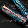 Conklin Duragraph Fountain Pen - Brooks Red Abalone - Rose Gold Plated Trim Limited Edition (Pen Boutique Exclusive) - Pen Boutique Ltd