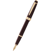 Cross Bailey Light Fountain Pen - Polished Burgundy - Gold Trim - Pen Boutique Ltd