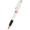 Cross Bailey - Year of the Dragon Pearlescent White Lacquer - Selectip Rollerball Pen - Rose Gold - Pen Boutique Ltd