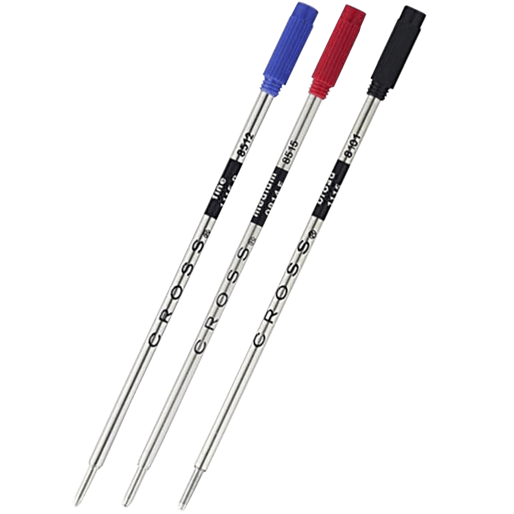 Cross Ballpoint Refill RED - Standard - Pack of 6 Refills - Pen Boutique Ltd
