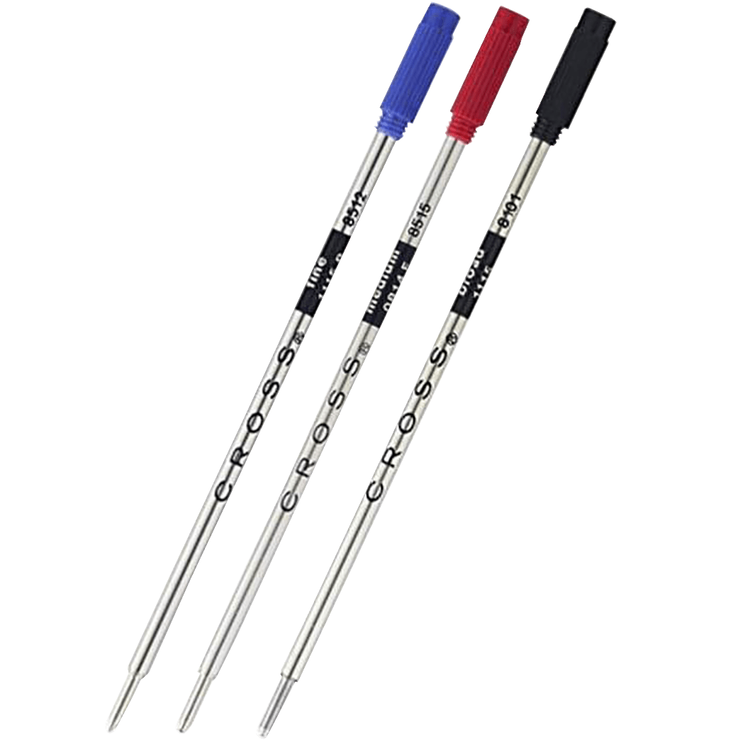 Cross Ballpoint Refill RED - Standard - Pack of 6 Refills - Pen Boutique Ltd