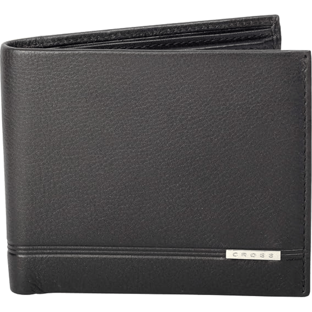 Cross Bi - fold Coin Wallet - Black - Pen Boutique Ltd