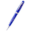 Cross Bailey Light - Ballpoint Pen - Cherry Blossom - Glossy Blue Resin - Chrome Trim - Pen Boutique Ltd