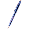 Cross Century II Ballpoint Pen - Cherry Blossom - Translucent Blue - Rose Gold Trim - Pen Boutique Ltd