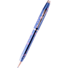Cross Century II Ballpoint Pen - Cherry Blossom - Translucent Blue - Rose Gold Trim - Pen Boutique Ltd