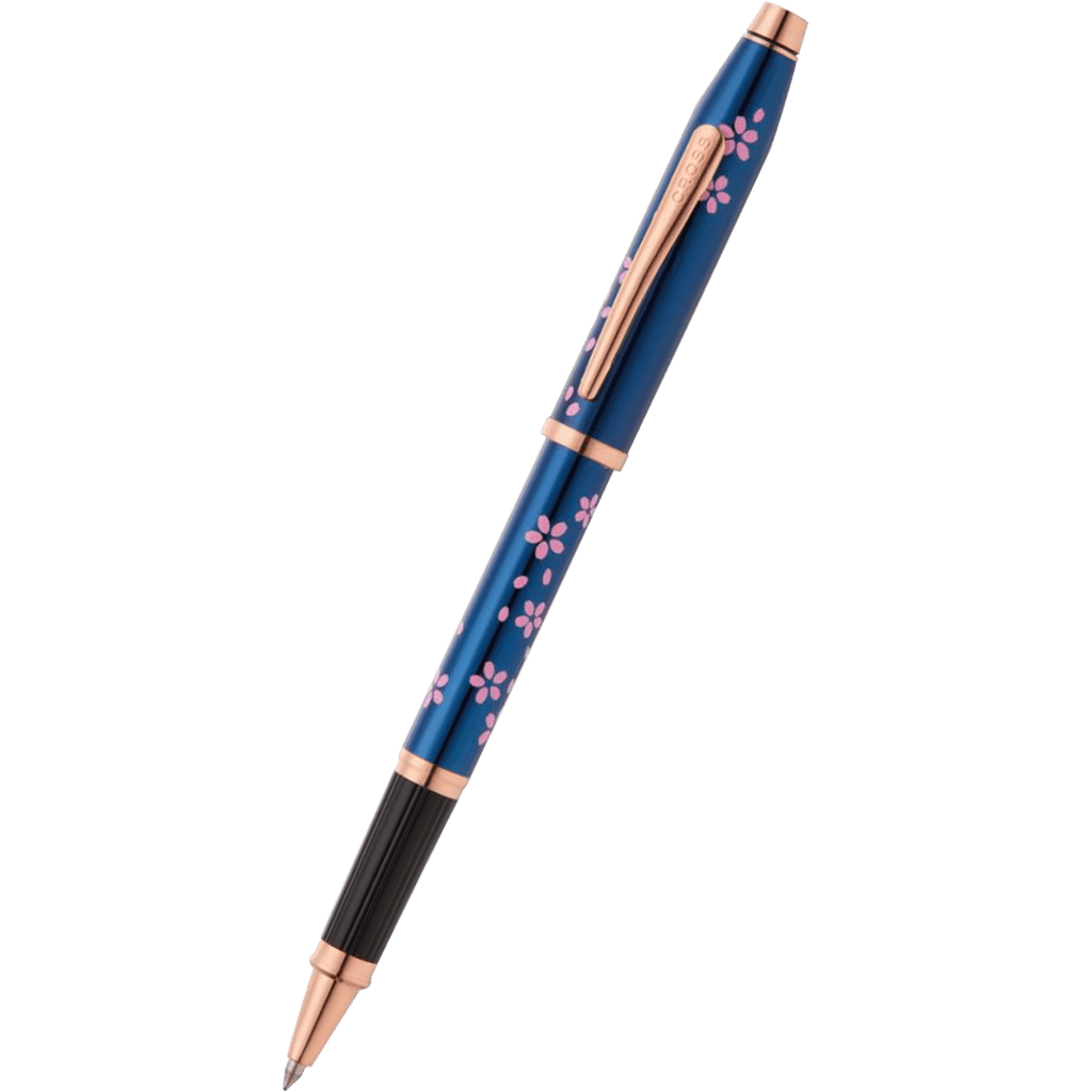 Cross Century II Rollerball Pen - Cherry Blossom Metallic Blue - Pen Boutique Ltd