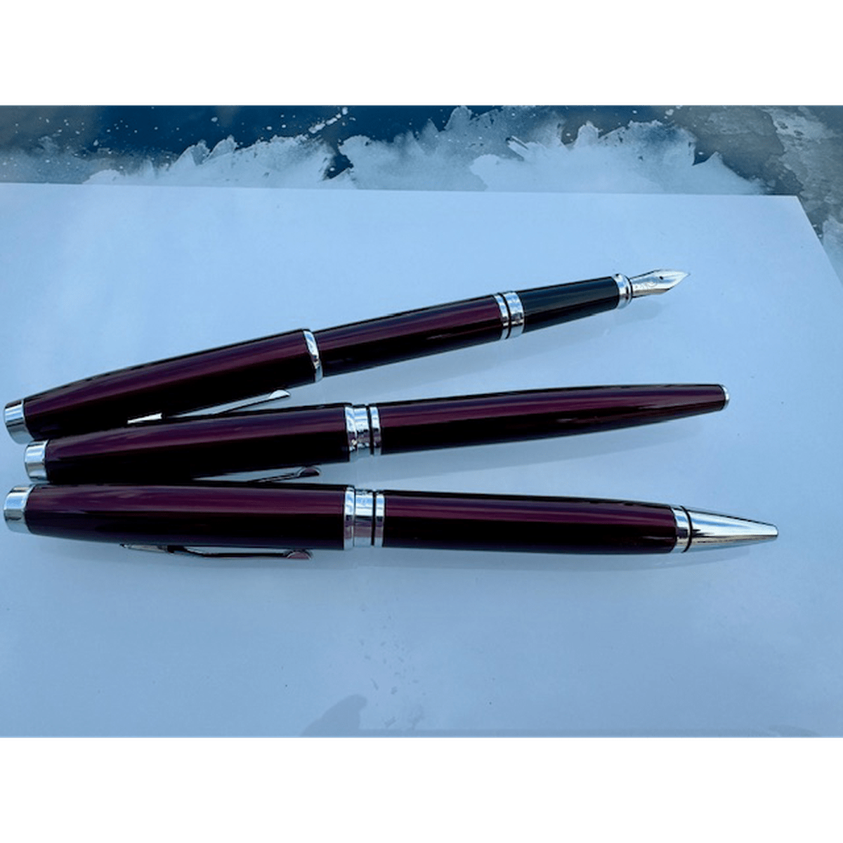 On Sale : Cross Coventry Gift Set - Red Lacquer (FP/RB/BP) - Pen Boutique Ltd