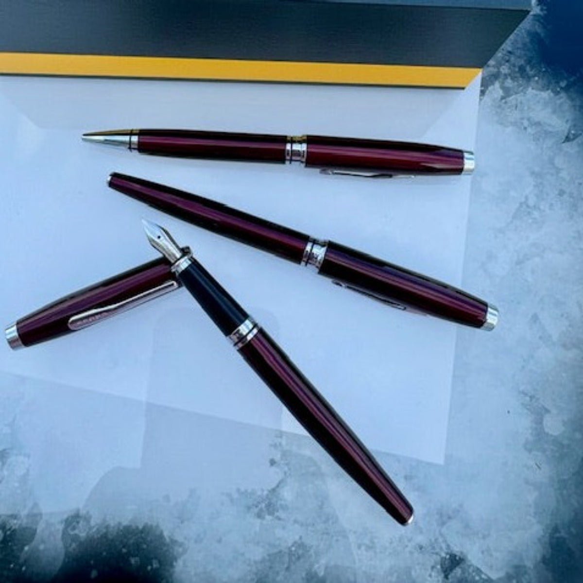 On Sale : Cross Coventry Gift Set - Red Lacquer (FP/RB/BP) - Pen Boutique Ltd