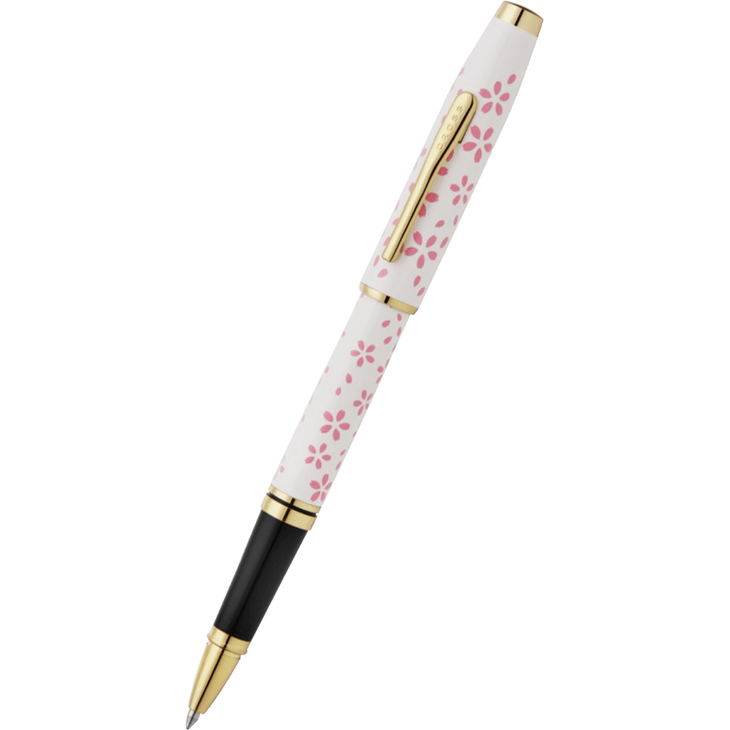 Cross Coventry Rollerball Pen - Cherry Blossom White - Pen Boutique Ltd