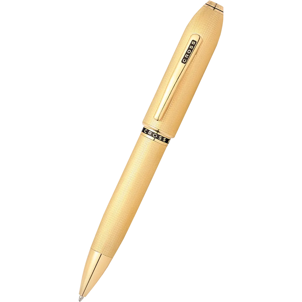 Cross Peerless 125 Ballpoint Pen - 23KT Heavy Gold Plate-Pen Boutique Ltd
