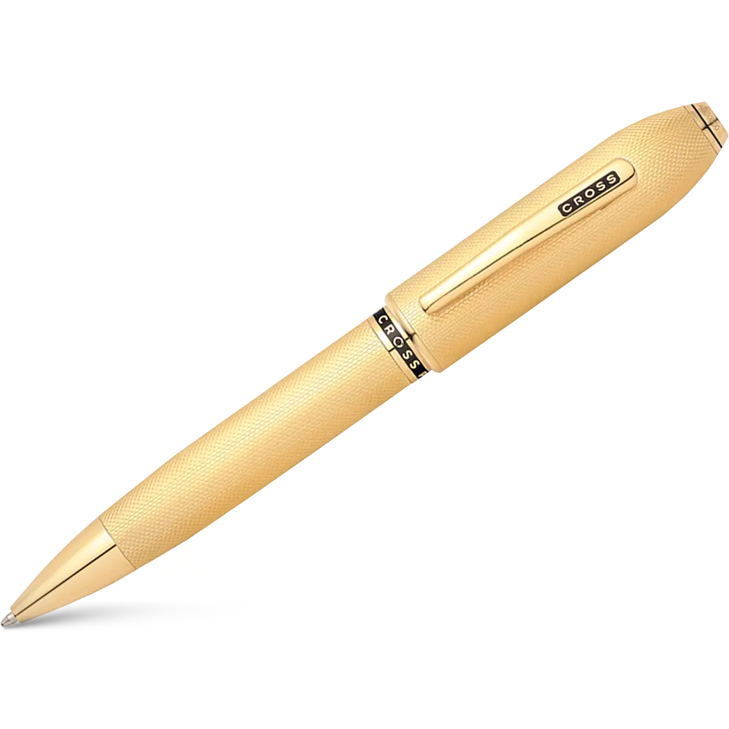 Cross Peerless 125 Ballpoint Pen - 23KT Heavy Gold Plate-Pen Boutique Ltd