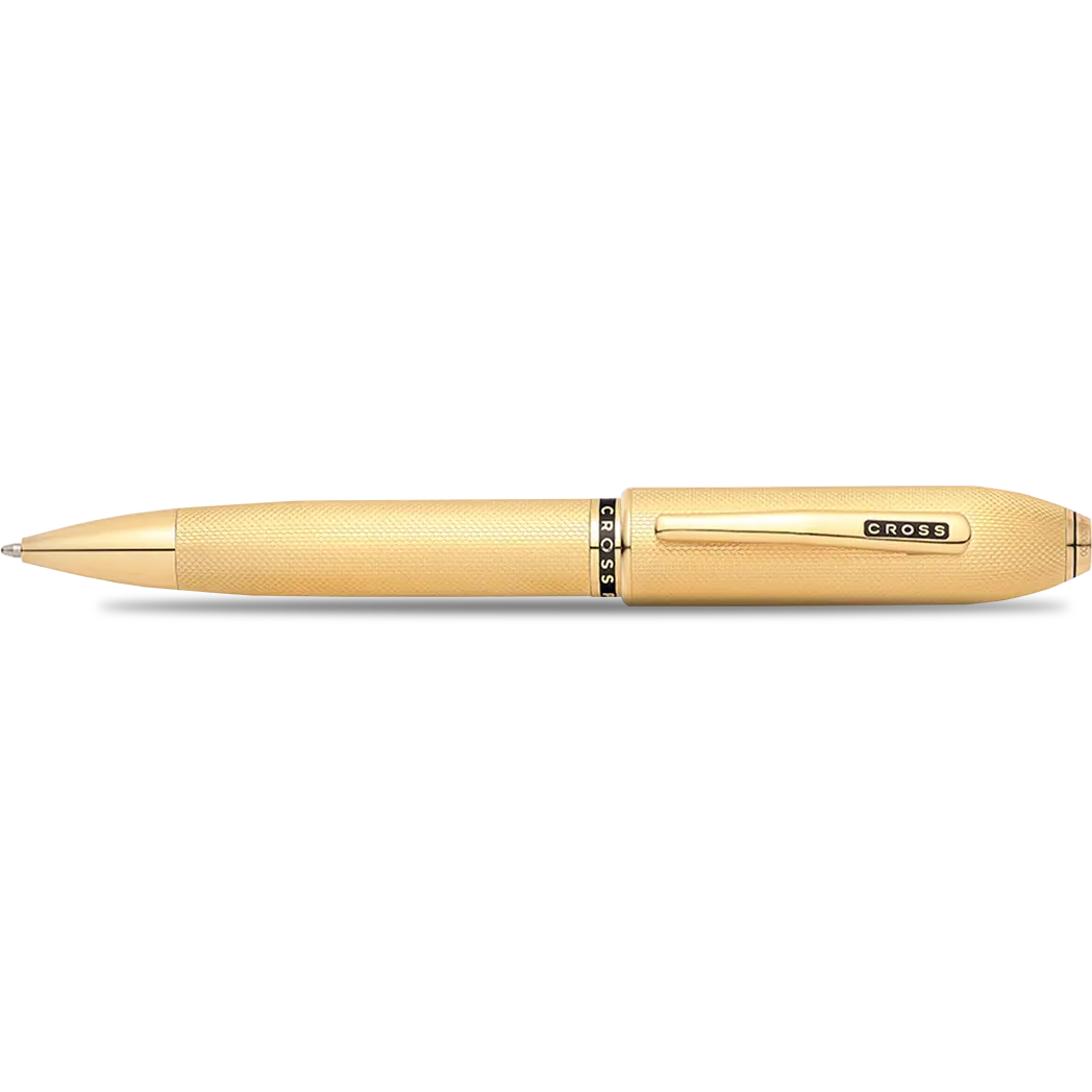 Cross Peerless 125 Ballpoint Pen - 23KT Heavy Gold Plate-Pen Boutique Ltd