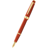 Cross Bailey Light Fountain Pen - Polished Amber - Gold Trim - Pen Boutique Ltd