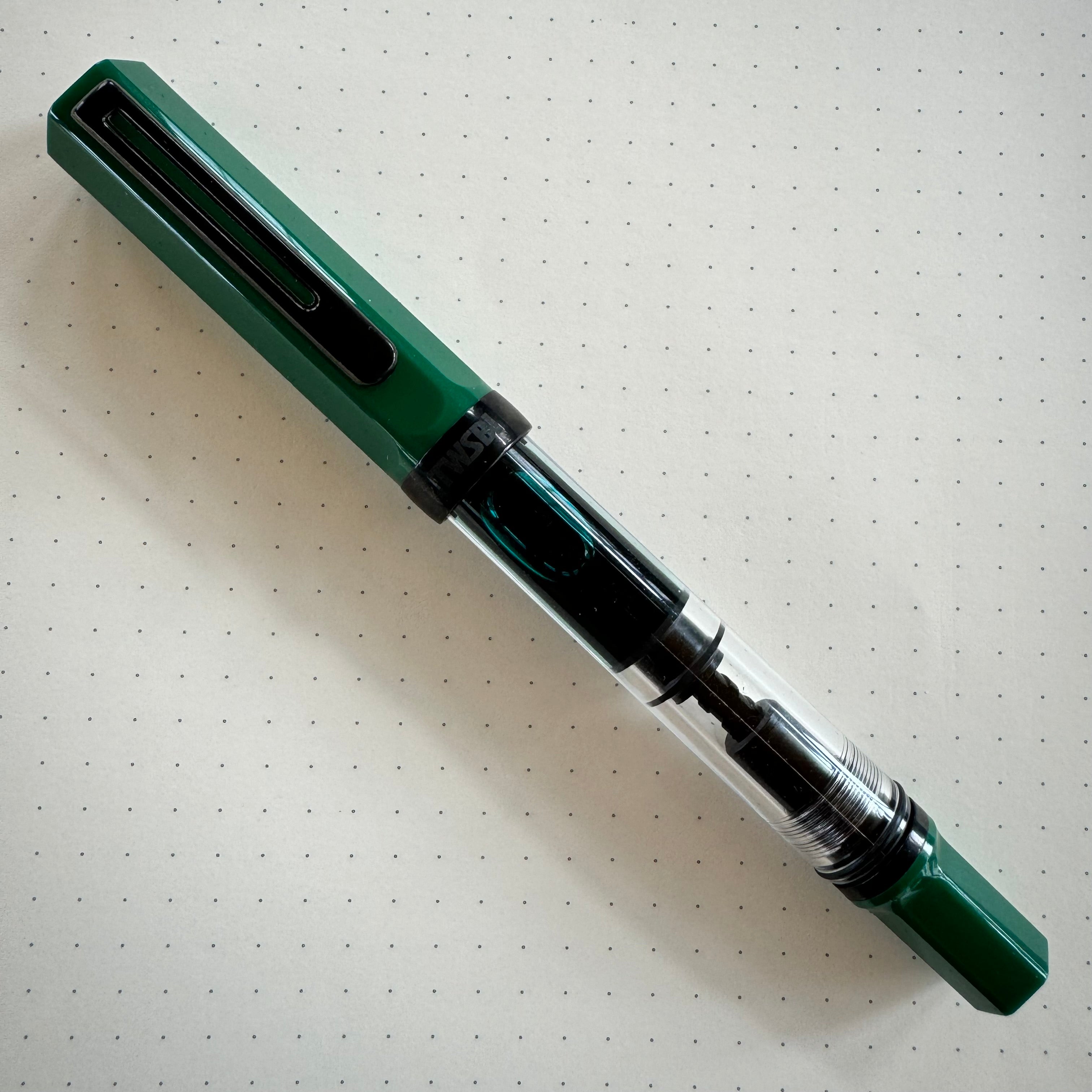 TWSBI Eco Fountain Pen - Irish Green with Onyx - Pen Boutique Ltd