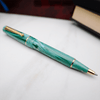 Delta Duna "P" Ballpoint Pen - Vortex Green - Gold Trim - Pen Boutique Ltd