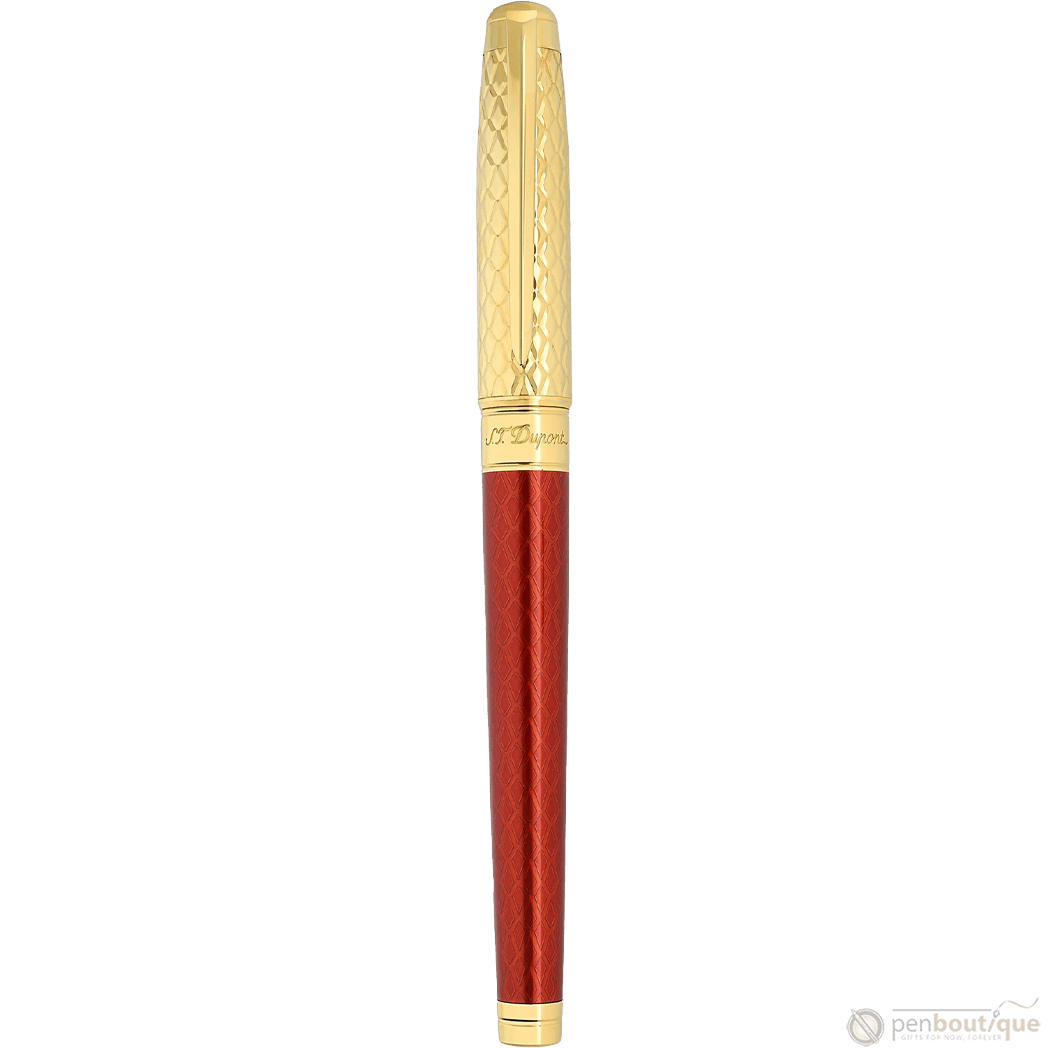 S T Dupont Line D Rollerball Pen - Eternity Burgundy (Large) - Pen Boutique Ltd