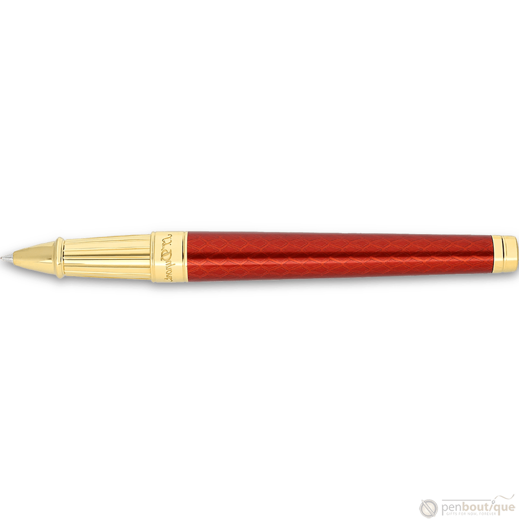 S T Dupont Line D Rollerball Pen - Eternity Burgundy (Large) - Pen Boutique Ltd