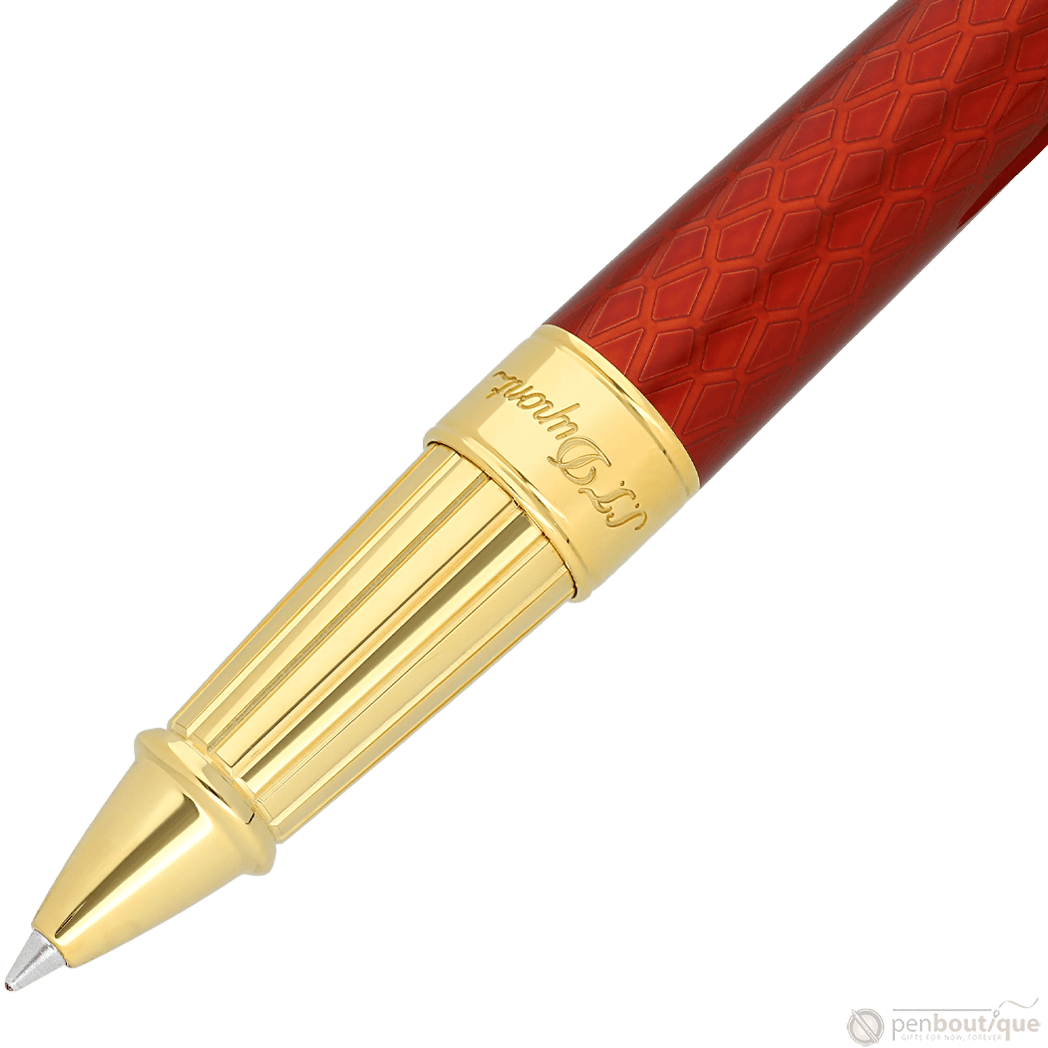 S T Dupont Line D Rollerball Pen - Eternity Burgundy (Large) - Pen Boutique Ltd