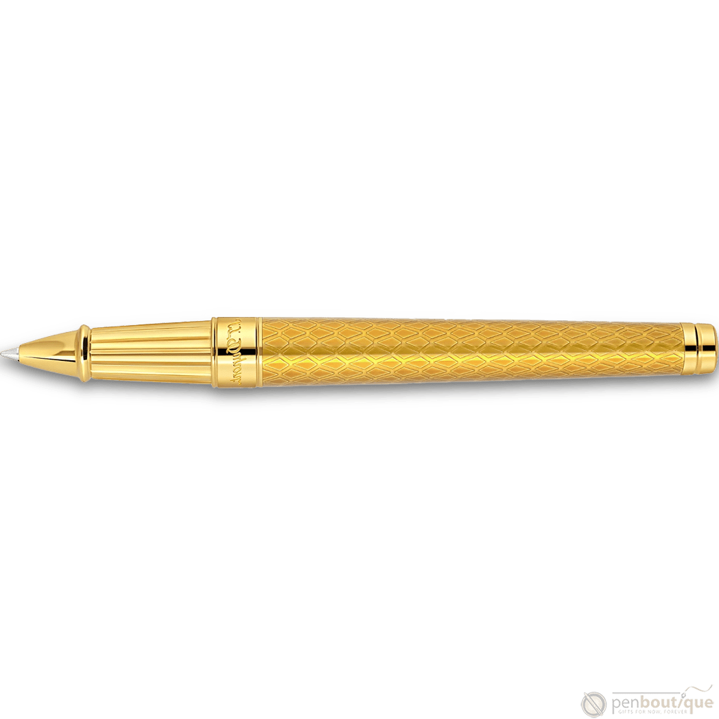 S T Dupont Line D Rollerball Pen - Eternity Honey (Large) - Pen Boutique Ltd