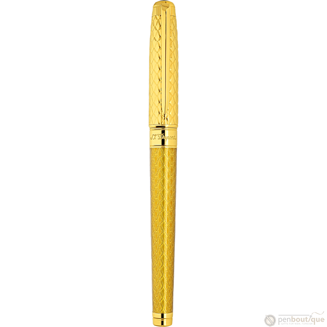 S T Dupont Line D Rollerball Pen - Eternity Honey (Large) - Pen Boutique Ltd