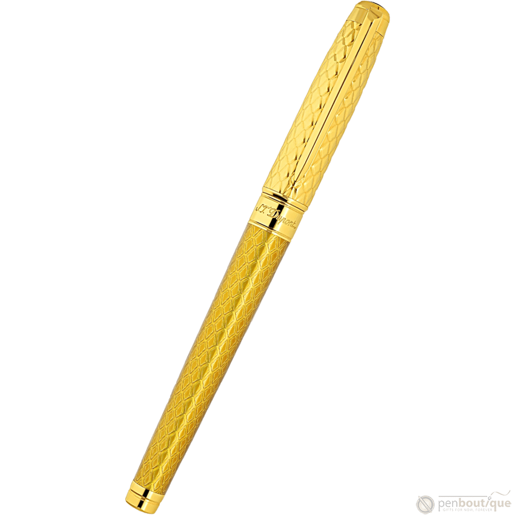 S T Dupont Line D Rollerball Pen - Eternity Honey (Large) - Pen Boutique Ltd
