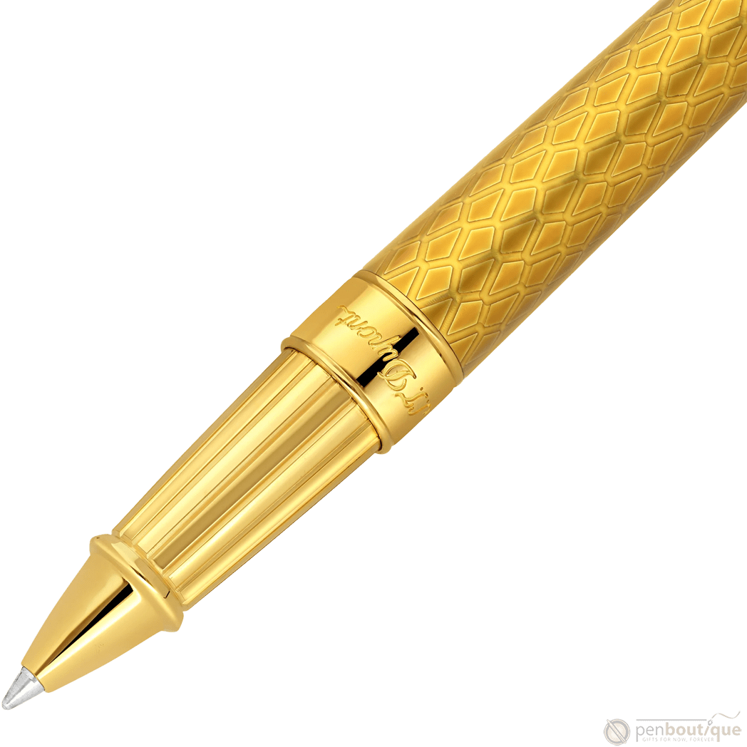 S T Dupont Line D Rollerball Pen - Eternity Honey (Large) - Pen Boutique Ltd