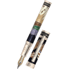 David Oscarson America The Beautiful Fountain Pen - Onyx - Silver Trim (Limited Edition) - Pen Boutique Ltd
