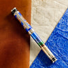 David Oscarson America The Beautiful Fountain Pen - Sapphire - Silver Trim (Limited Edition) - Pen Boutique Ltd