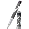 David Oscarson Valhalla Black White and Gray Hard Enamel Rollerball Pen-Pen Boutique Ltd