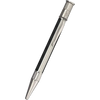 David Oscarson’s Sterling Silver Guilloche and Hard Enamel Ballpoint Pen Black-White-Pen Boutique Ltd