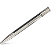 David Oscarson’s Sterling Silver Guilloche and Hard Enamel Ballpoint Pen Black-White-Pen Boutique Ltd