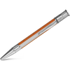 David Oscarson’s Sterling Silver Guilloche and Hard Enamel Ballpoint Pen Enamel Saffron-White-Pen Boutique Ltd