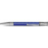 David Oscarson’s Sterling Silver Guilloche and Hard Enamel Ballpoint Pen Sapphire Blue-Pen Boutique Ltd