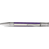 David Oscarson’s Sterling Silver Guilloche and Hard Enamel Ballpoint Pen Violet-White-Pen Boutique Ltd