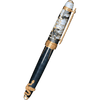 David Oscarson Deus Regit Fountain Pen - Moss Black - Gold Trim - Pen Boutique Ltd