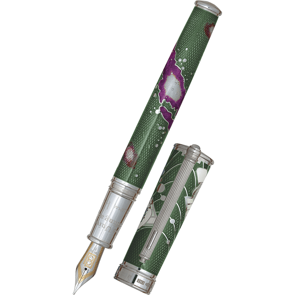 David Oscarson Edwin Hubble Fountain Pen - Galactic Green - Pen Boutique Ltd