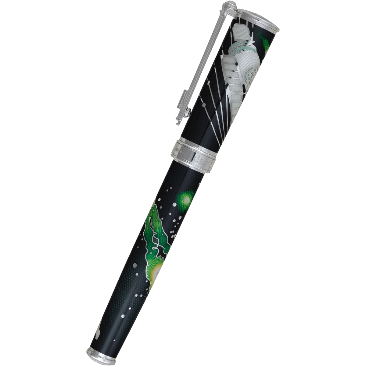David Oscarson Edwin Hubble Fountain Pen - Martian Green - Pen Boutique Ltd