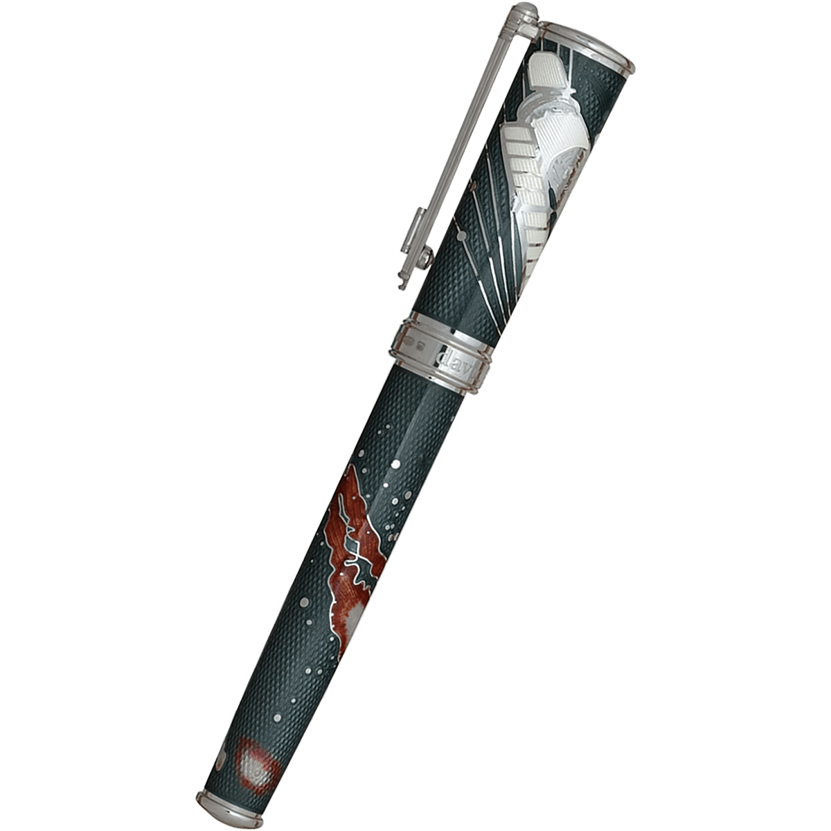 David Oscarson Edwin Hubble Rollerball Pen - Moon Dust - Pen Boutique Ltd