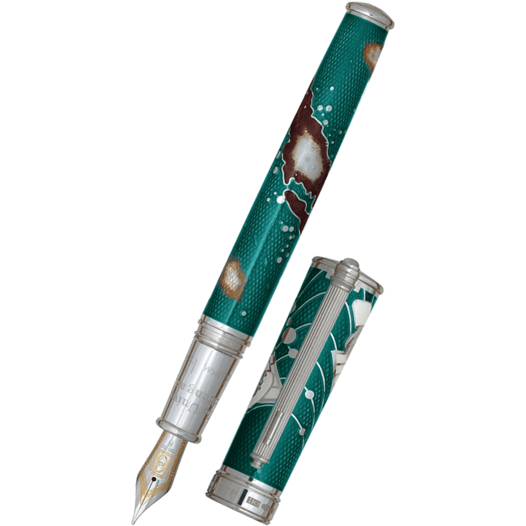 David Oscarson Edwin Hubble Fountain Pen - Teal Dawn - Pen Boutique Ltd