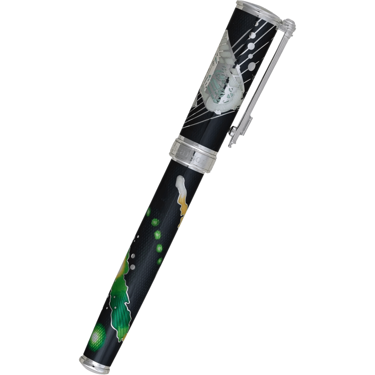David Oscarson Edwin Hubble Rollerball Pen - Martian Green - Pen Boutique Ltd