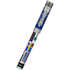 David Oscarson Ellis Island Rollerball Pen - Sapphire Blue - Silver Trim - Pen Boutique Ltd