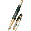 David Oscarson Hans Christian Andersen Fountain Pen - Black White Gold - Pen Boutique Ltd