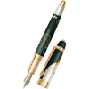 David Oscarson Hans Christian Andersen Fountain Pen - Black White Gold - Pen Boutique Ltd