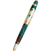David Oscarson Hans Christian Andersen Fountain Pen - Teal Coffee White Gold - Pen Boutique Ltd