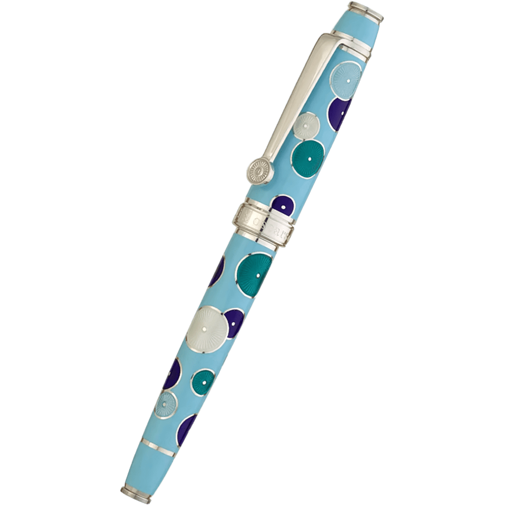 David Oscarson Pierrot Pierrette Fountain Pen - Blue (Limited Edition) - Pen Boutique Ltd