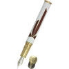 David Oscarson Sankta Lucia Fountain Pen - Translucent Green-Pen Boutique Ltd