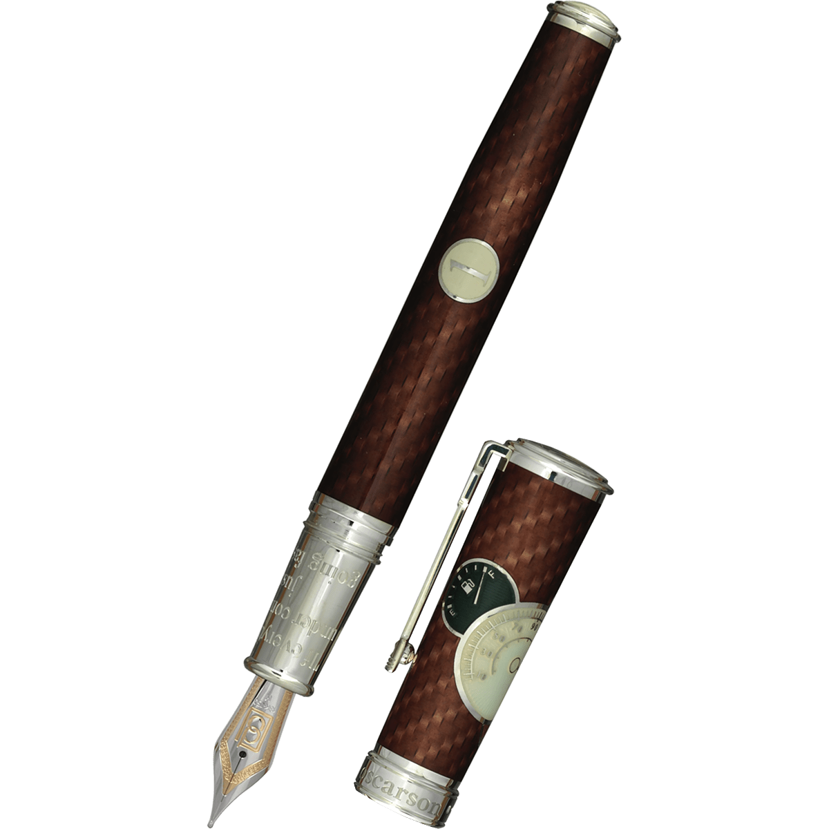 David Oscarson Take It To The Limit Fountain Pen - Liquid Coffee - Pen Boutique Ltd