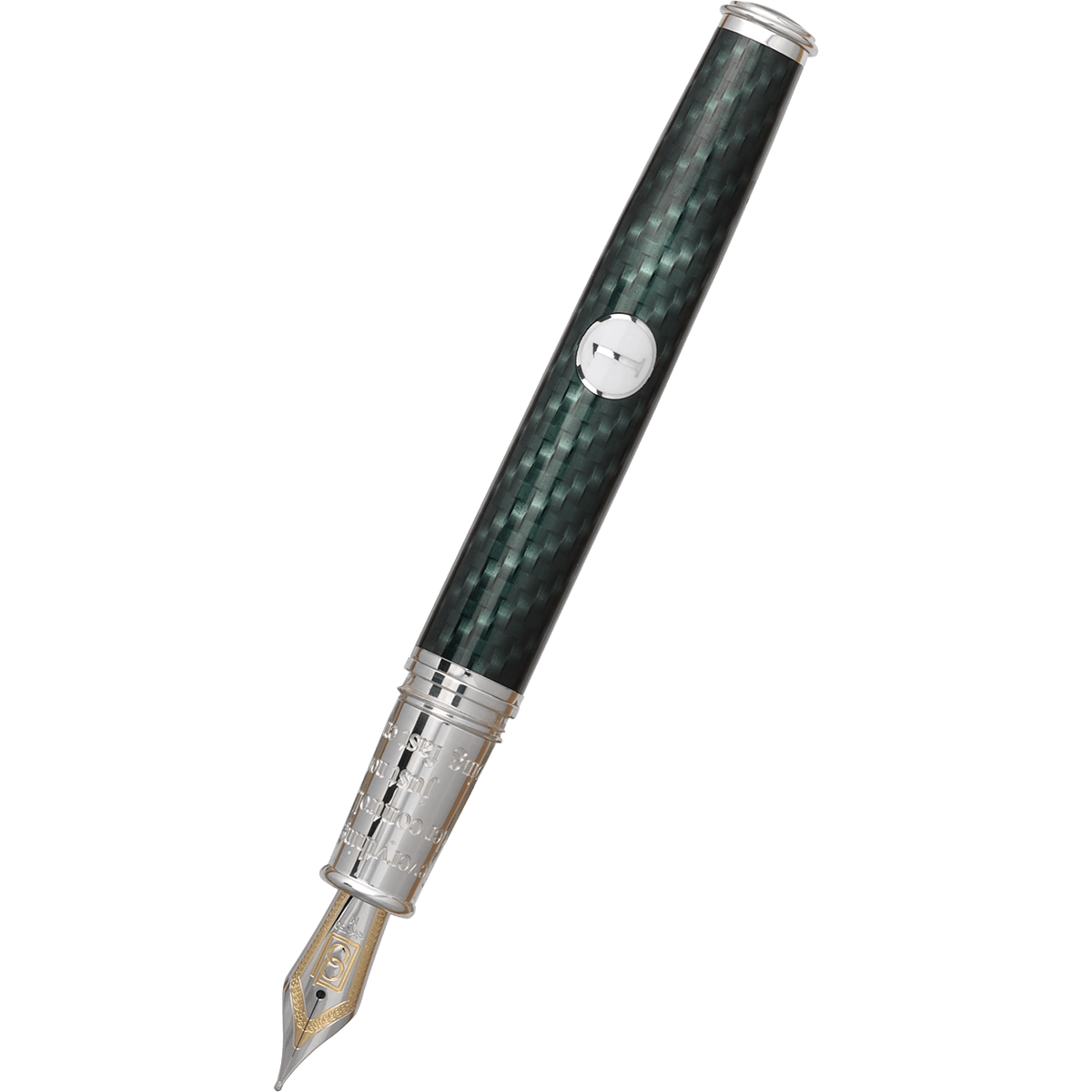 David Oscarson Take It To The Limit Fountain Pen - Sky Blue Carbon - Pen Boutique Ltd